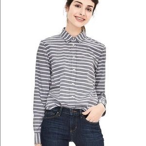 Banana Republic Dillion striped collared shirt